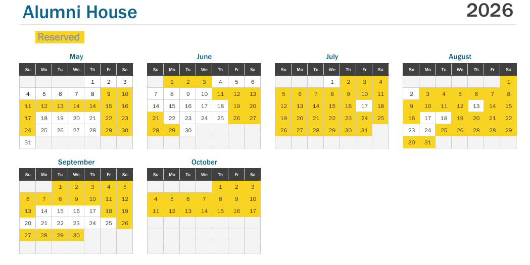 Available Dates